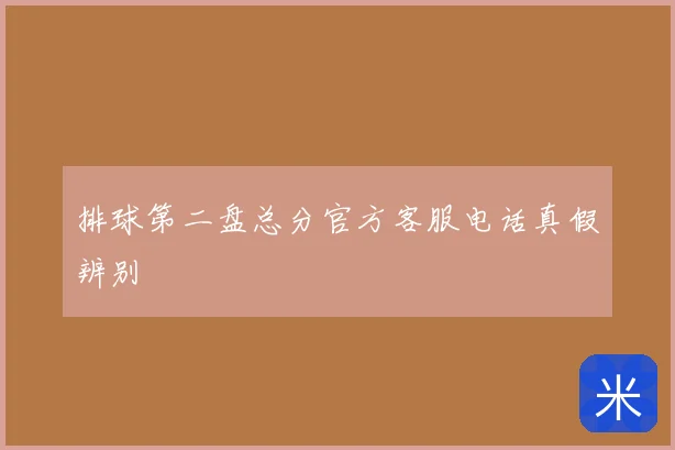 排球第二盘总分官方客服电话真假辨别